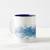kriegerischer Vogel Zweifarbige Tasse (Vorderseite Links)