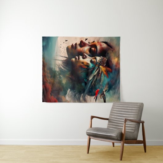 Kriegerkunst Wandteppich (Beispiel (Horizontal))