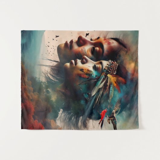 Kriegerkunst Wandteppich (Vorderseite (Horizontal))