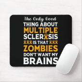 Kriegerlustige Multiple Sklerose Zombie Mousepad (Mit Mouse)