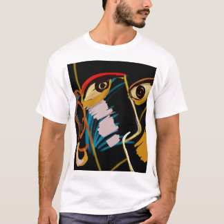 Kriegerportrait: primitive Ölentnahme T-Shirt