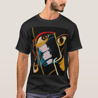 Kriegerportrait: primitive Ölentnahme T-Shirt