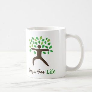 Kriegerpose Yoga-Geschenke Tasse