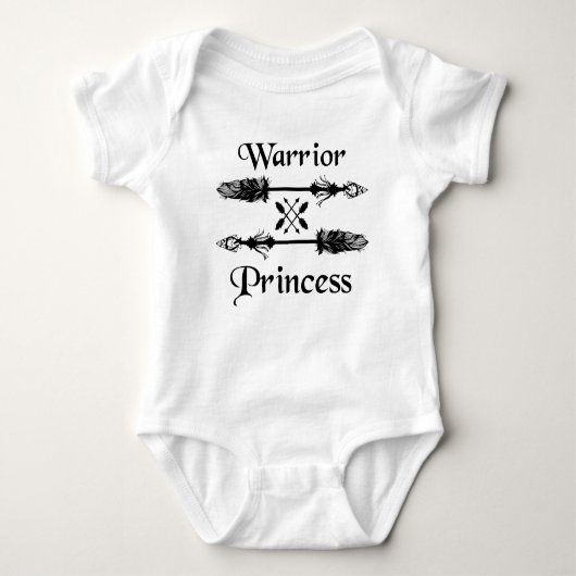Kriegerprinzessin Baby Strampler (Vorderseite)