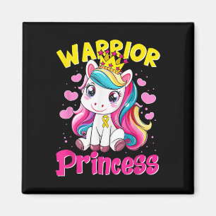 Kriegerprinzessin Unicorn Girls Childhood Cancaw Magnet