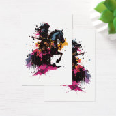 Kriegerreiten in Aquarell (Schreibtisch)