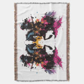 Kriegerreiten in Aquarell Decke (Vorderseite Vertikal)