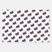 Kriegerreiten in Aquarell Geschenkpapier Set (Vorderseite 3)