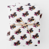 Kriegerreiten in Aquarell Geschenkpapier Set (Beispiel)