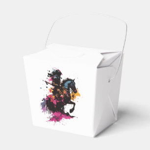 Kriegerreiten in Aquarell Geschenkschachtel