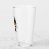 Kriegerreiten in Aquarell Glas (Links)