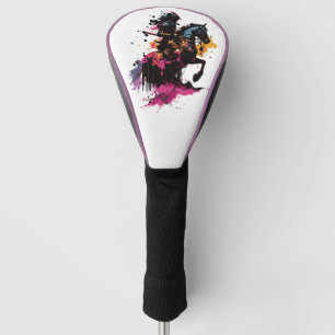 Kriegerreiten in Aquarell Golf Headcover