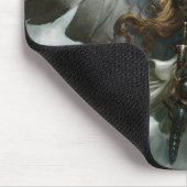 Kriegers-Engels-Fantasie-Kunst Mousepad (Ecke)