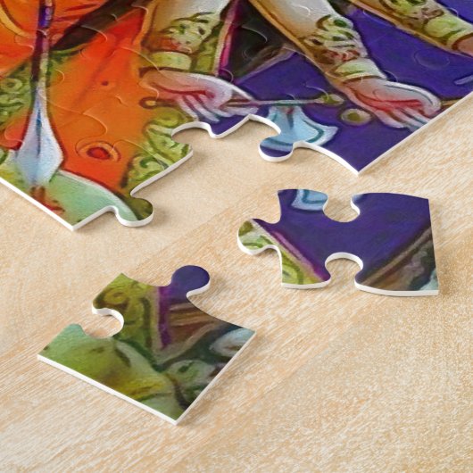 Kriegers-Göttin Durga Shakti Puzzle (Seite)