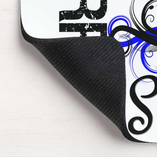 Kriegers-Kampf-starker Darmkrebs Mousepad (Ecke)