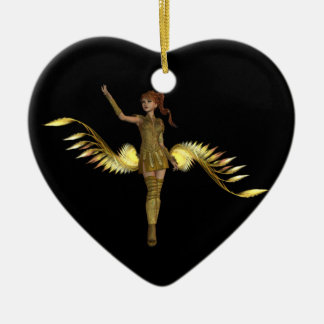 Kriegers-Mädchen-Verzierung Keramik Ornament