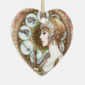 Kriegers-Prinzessin Keramik Ornament (Rechts)