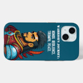 "Kriegers Reise" Case-Mate iPhone Hülle (Rückseite (Horizontal))