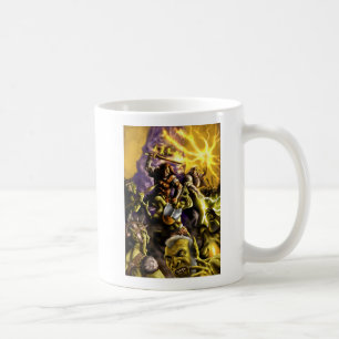 Kriegers-und Zauberer-Fantasie-Charakter-Kampf Kaffeetasse