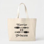 Kriegersprinzessin Jumbo Stoffbeutel (Vorne)