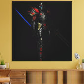 Kriegertriptych Leinwanddruck (Insitu (Wohnzimmer))