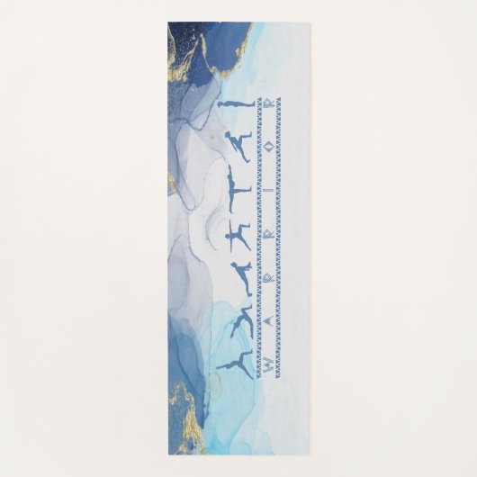 Kriegerübungsmatte Yogamatte (Vorderseite)