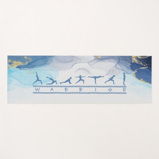 Kriegerübungsmatte Yogamatte (Vorderseite (Horizontal))