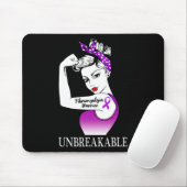 Kriegerunzerbrechliche starke Frauen Mousepad (Mit Mouse)