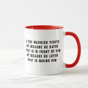 Kriegerwelt Tasse