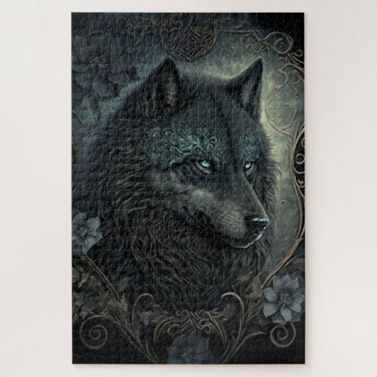 Kriegerwolf Puzzle (Vertikal)