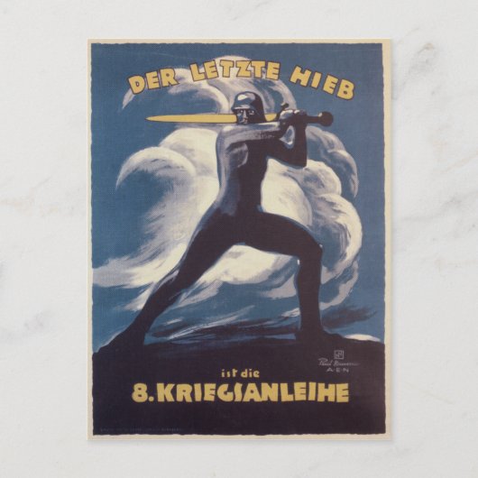 Kriegianleihe Propaganda Poster Postkarte (Vorderseite)