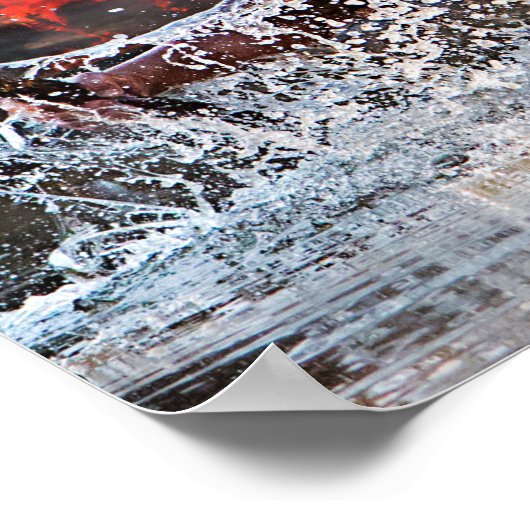 KRIEGKAMPF IM WASSER POSTER (Ecke)