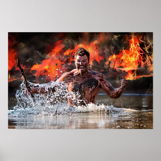 KRIEGKAMPF IM WASSER POSTER (Vorne)