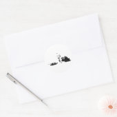 KriegKind Runder Aufkleber (Umschlag)