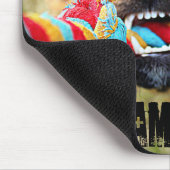 Kriegs-Chihuahua des Schlepper-O Mousepad (Ecke)