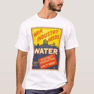 Kriegs-Industrie-Wasser WWII WPA 1943 T-Shirt