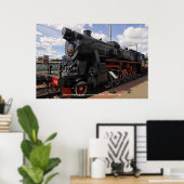 Kriegs-Lokomotive, deutsche Trophäe Kriegs-Lokomot Poster (Heimbüro)