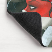 "Kriegs-Mütze " Mousepad (Ecke)