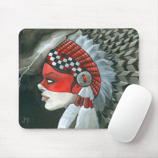 "Kriegs-Mütze " Mousepad (Mit Mouse)
