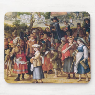 Kriegs-Szene Mousepad