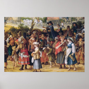 Kriegs-Szene Poster