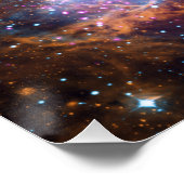 Kriegs- und Friedensnebel - NGC 6357 Poster (Ecke)