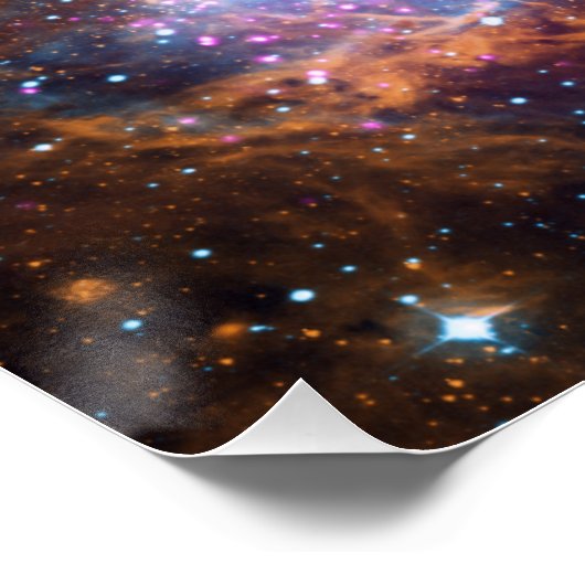 Kriegs- und Friedensnebel - NGC 6357 Poster (Ecke)