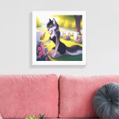 Kriegs-Witwen-Wölfin Leinwanddruck (Insitu (Wohnzimmer))