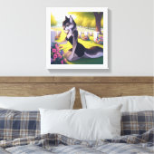 Kriegs-Witwen-Wölfin Leinwanddruck (Insitu (Schlafzimmer))
