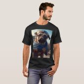 Kriegsbandit: Pug T-Shirt (Vorne ganz)
