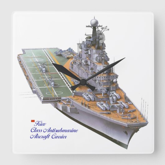 Kriegsbilder für die Wall-Uhr Quadratische Wanduhr (Vorderseite)