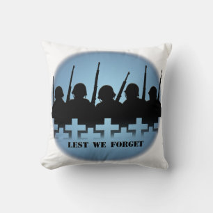 Kriegsdenk-Kissen Lest We Forget Helden Kissen