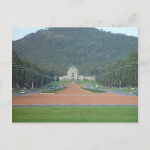 Kriegsdenkmal in Canberra in der australischen Hau Postkarte