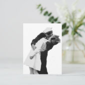 Kriegsende Kiss Postkarte (Stehend Vorderseite)
